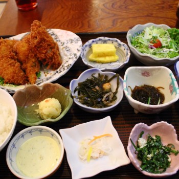 ゆきのカキフライ定食